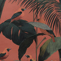 Tropical Bird and Palm Frond Mural Wallpaper in Terracotta Mural Wallpaper - room preview 03