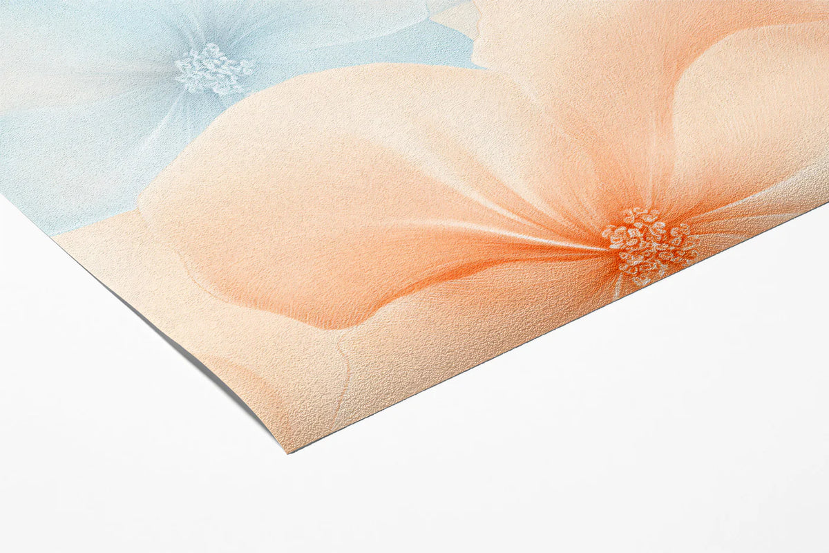 Pastel Blossom Mural Wallpaper — Soft Floral Art Mural Wallpaper - room preview 03