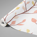 Minimalist Twig and Leaf Mural Wallpaper — Soft Botanical Print Mural Wallpaper - room preview 03