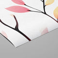 Minimalist Botanical Branch Mural Wallpaper — Pink and Yellow Mural Wallpaper - room preview 03