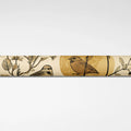Sketchy Botanical Bird Mural Wallpaper in Earthy Ochre Tones Mural Wallpaper - room preview 03