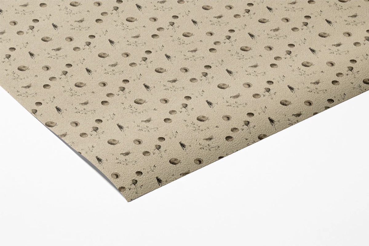 Celestial Bird and Moon Mural Wallpaper in Warm Earthy Tones Mural Wallpaper - room preview 03