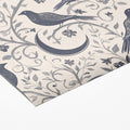 Crescent Moon & Perched Bird Mural Wallpaper —Monochromatic Sketch Mural Wallpaper - room preview 03
