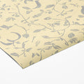 Garden Bird and Willow Branch Mural Wallpaper in Lemon Yellow Mural Wallpaper - room preview 03