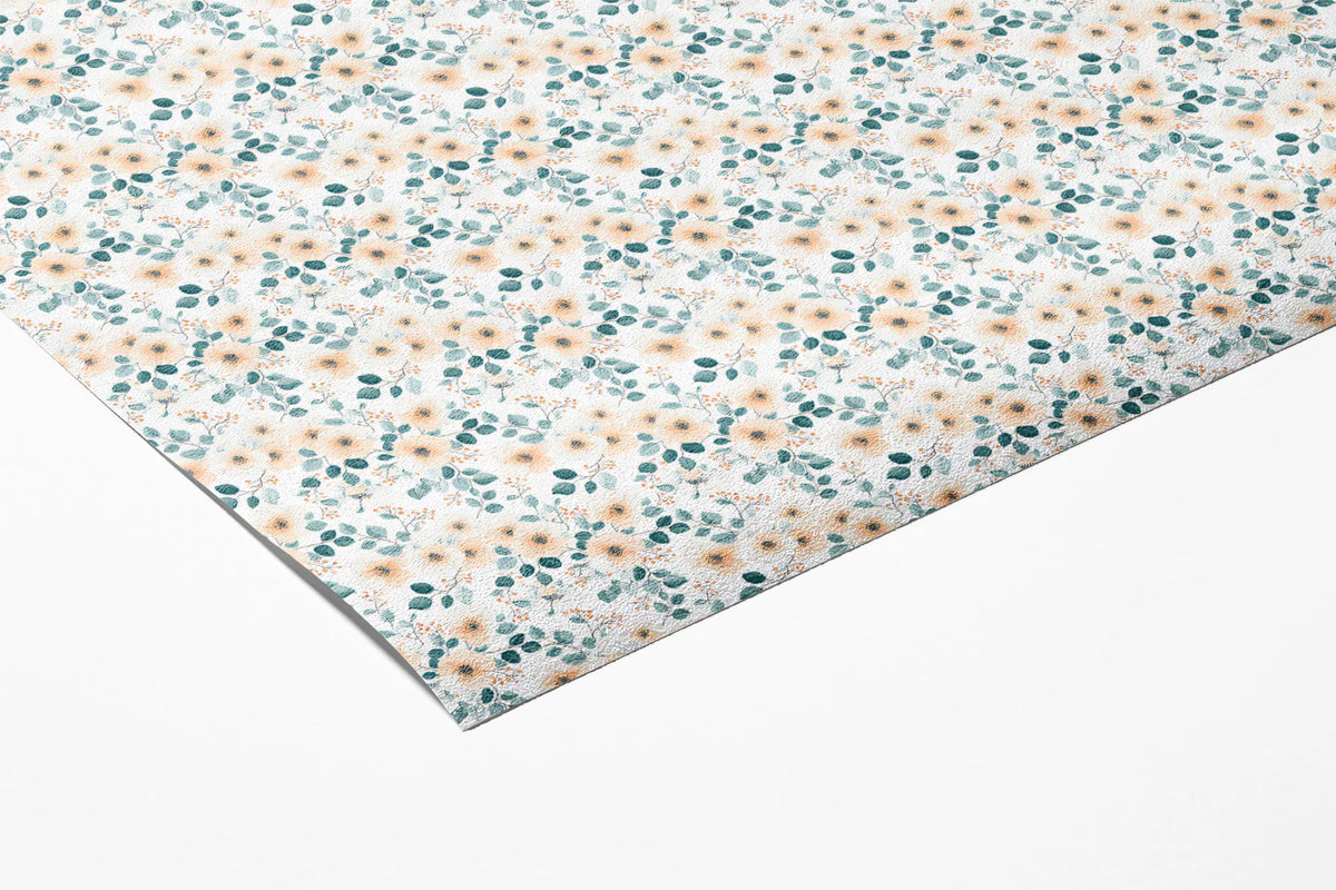 Dainty Watercolor Wildflower Mural Wallpaper — Soft Pastel Floral Mural Wallpaper - room preview 03