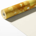 Gilded Ginkgo Leaf Mural Wallpaper — Luminous Gold Botanical Mural Wallpaper - room preview 03