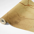 Cracked Earth Mural Wallpaper — Weathered Golden Texture Mural Wallpaper - room preview 03