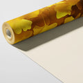 Golden Ginkgo Leaf Mural Wallpaper —Vibrant Autumnal Pattern Mural Wallpaper - room preview 03