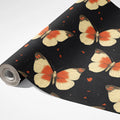 Monarch Butterfly Mural Wallpaper — Dramatic Midnight Pattern Mural Wallpaper - room preview 03