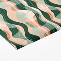 Abstract Organic Wave Mural Wallpaper — Modern Fluid Pattern Mural Wallpaper - room preview 03