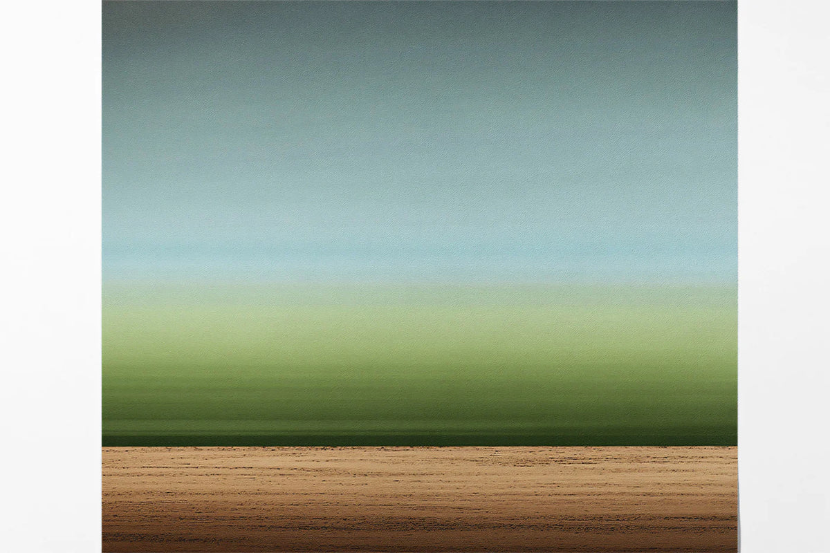 Blurred Horizon Landscape Mural Wallpaper — Minimalist Decor Mural Wallpaper - room preview 03