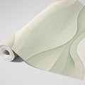 Soft Wave Panel Mural Wallpaper — Modern Fluid Abstract Decor Mural Wallpaper - room preview 03