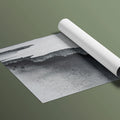 Monochrome Ink Landscape Mural Wallpaper — Abstract Artistic Design Mural Wallpaper - room preview 03