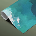 Abstract Watercolor Green Cloud Mural Wallpaper - room preview 03