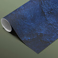 Midnight Nebula Textured Mural Wallpaper — Deep Indigo Wall Art Mural Wallpaper - room preview 03