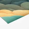 Abstract Organic Wave Mural Wallpaper — Modern Layered Texture Mural Wallpaper - room preview 03