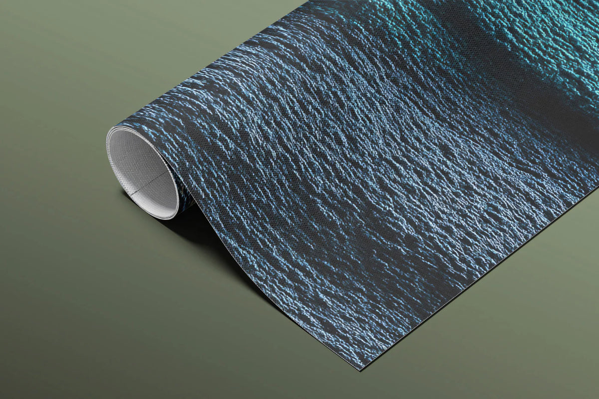 Stormy Ocean Abstract Mural Wallpaper — Textured Coastal Design Mural Wallpaper - room preview 03