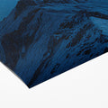 Aerial Alpine Peak Mural Wallpaper — Atmospheric Mountain Landscape Mural Wallpaper - room preview 03