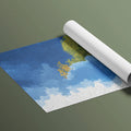 Floating Island Sky Mural Wallpaper — Dreamy Clouds and Lush Trees Mural Wallpaper - room preview 03