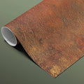 Abstract Earth Tone Mural Wallpaper — Rich Impasto Oil Effect Mural Wallpaper - room preview 03
