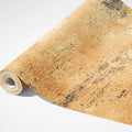 Distressed Ochre Plaster Mural Wallpaper — Textured Grunge Wall Mural Wallpaper - room preview 03