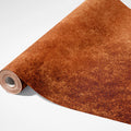 Rustic Cracked Copper Mural Wallpaper — Earthy Abstract Design Mural Wallpaper - room preview 03