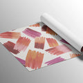 Abstract Brushstroke Mural Wallpaper — Vibrant Watercolor Pattern Mural Wallpaper - room preview 03