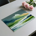 Abstract Stormscape Mural Wallpaper — Impressionistic Brushstrokes Mural Wallpaper - room preview 03