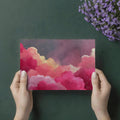 Twilight Nebula Mural Wallpaper — Abstract Sky and Pink Clouds Mural Wallpaper - room preview 03