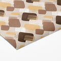 Abstract Geometric Block Mural Wallpaper — Earthy Tones Mural Wallpaper - room preview 03