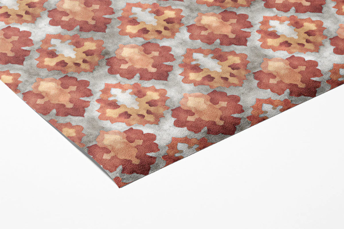 Abstract Geometric Diamond Mural Wallpaper — Warm Watercolor Pattern Mural Wallpaper - room preview 03