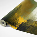 Abstract Brushstroke Mural Wallpaper — Earthy Modern Art Mural Wallpaper - room preview 03