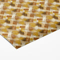 Woven Crosshatch Mural Wallpaper in Warm Ochre and Brown Mural Wallpaper - room preview 03