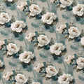 Vintage Rose Garden Mural Wallpaper — Painterly Floral Pattern Mural Wallpaper - room preview 03