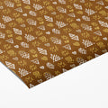 Modern Folk Motif Mural Wallpaper — Bohemian Earthy Pattern Mural Wallpaper - room preview 03