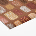 Mid-Century Abstract Block Mural Wallpaper — Earthy Geometric Print Mural Wallpaper - room preview 03