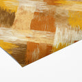 Woven Brushstroke Mural Wallpaper in Golden Earth Tones Mural Wallpaper - room preview 03