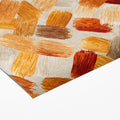 Woven Earth Brushstroke Mural Wallpaper — Abstract Warm Texture Mural Wallpaper - room preview 03