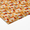 Woven Earth Brushstroke Mural Wallpaper — Textured Abstract Art Mural Wallpaper - room preview 03