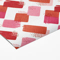 Abstract Brushstroke Mural Wallpaper — Red and Pink Geometric Mural Wallpaper - room preview 03