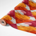 Abstract Diamond Mural Wallpaper — Painterly Harlequin Print Mural Wallpaper - room preview 03