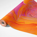 Abstract Impasto Mural Wallpaper — Energetic Brushstroke Art Mural Wallpaper - room preview 03