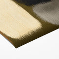 Abstract Painted Block Mural Wallpaper in Earthy Gold and Charcoal Mural Wallpaper - room preview 03