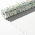 Ditsy Floral Mural Wallpaper — Soft Blue and Sage Garden Mural Wallpaper - room preview 03