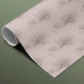 Abstract Branch Mural Wallpaper — Soft Blush and Cocoa Mural Wallpaper - room preview 03