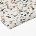 Minimalist Leaf Branch Mural Wallpaper — Soft Earthy Tones Mural Wallpaper - room preview 03