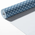 Heritage Blue Damask Mural Wallpaper — Traditional Floral Pattern Mural Wallpaper - room preview 03