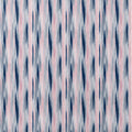 Abstract Ikat Stripe Mural Wallpaper — Soft Navy and Pastel Pink Mural Wallpaper - room preview 03