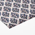 Navy and Blush Pink Damask Mural Wallpaper — Traditional Floral Mural Wallpaper - room preview 03