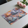3D Animal Cloud Mural Wallpaper — Soft Pastel Whimsical Decor Mural Wallpaper - room preview 03